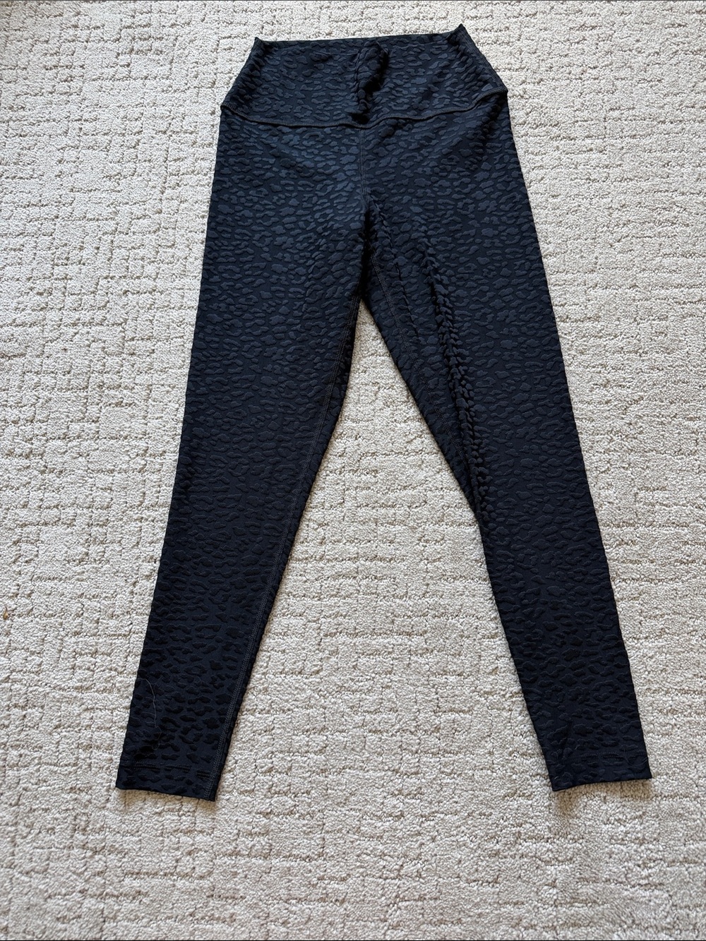 Zumba animal print textured compression leggings